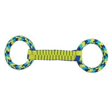 Zeus K9 Fitness jouet pour chien - anneaux en corde avec scoubidou balistique à tirer, 40,6 cm Sale