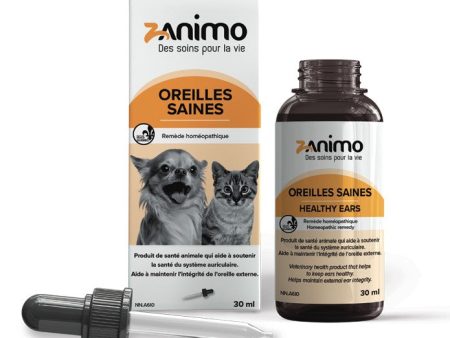 Gouttes homéopathiques pour la santé du système auriculaire (Oreille sensible), 30ml Zanimo Sale