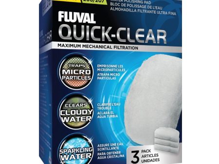 Blocs de polissage Quick Clear de l eau paquet de 3 Série 106 107 et 206 207 Fluval For Cheap