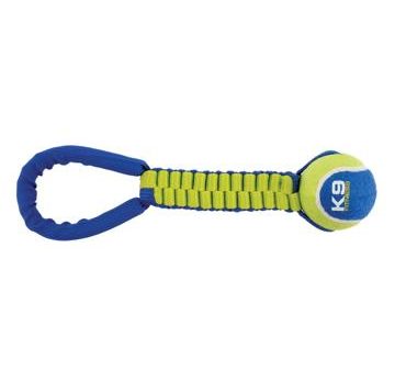 Zeus K9 Fitness jouet pour chien - balle de tennis avec scoubidou balistique à tirer 30,5 cm Cheap