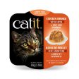 Repas pour chat Catit - Poulet boeuf et citrouille 80g Sale