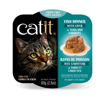 Repas pour chat Catit - Poisson avec thon et carottes 80g Online Sale