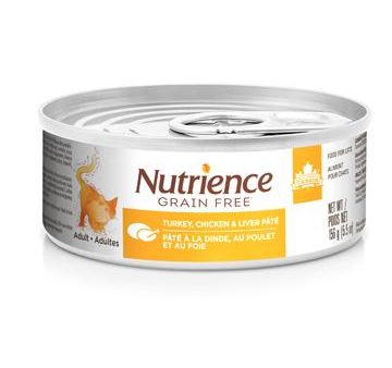 Conserve pour chat Nutrience Sans Grains - Pâté formule Dinde, poulet et foie 156g For Cheap