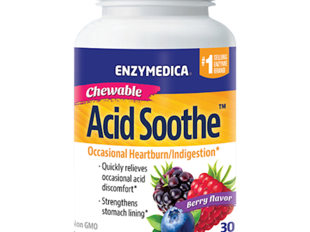 Acid Soothe Chewable Berry 30 tablets For Sale